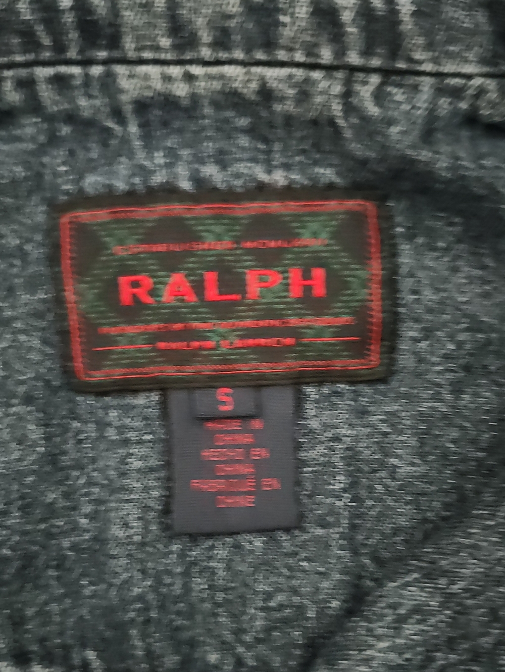 Ralph Lauren Dark Indigo Jean Jacket - Front Zip - Picture 3 of 3
